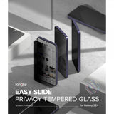 Ringke Samsung Galaxy S24 Skærmbeskyttelse Easy Slide Privacy 2-pak
