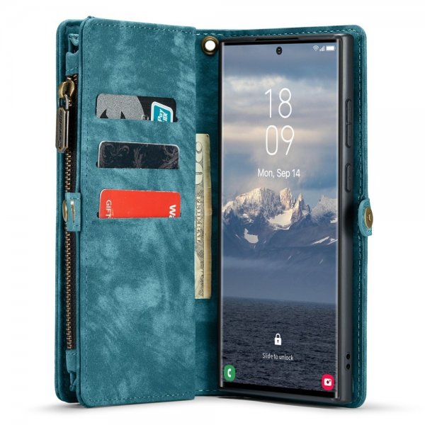 CaseMe Samsung Galaxy S24 Ultra Etui 008 Series Aftageligt Cover Blå