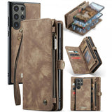 CaseMe Samsung Galaxy S24 Ultra Cover 008 Series Aftageligt Cover Brun