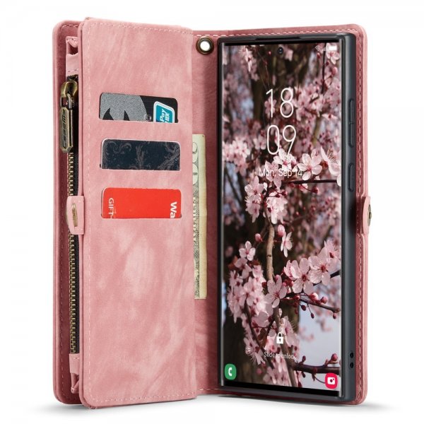 CaseMe Samsung Galaxy S24 Ultra Cover 008 Series Aftageligt Cover Rosa