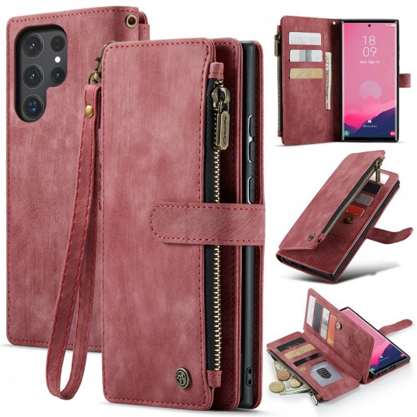 CaseMe Samsung Galaxy S24 Ultra Cover C30 Series Rød