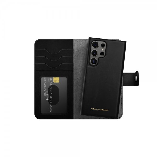 Ideal of Sweden Samsung Galaxy S24 Ultra Cover Magnet Wallet+ Sort