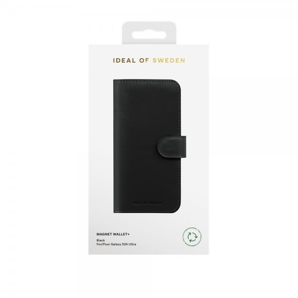 Ideal of Sweden Samsung Galaxy S24 Ultra Cover Magnet Wallet+ Sort