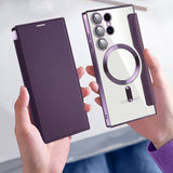 Samsung Galaxy S24 Ultra Cover MagSafe Lilla