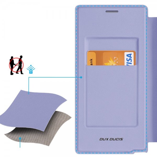 Dux Ducis Samsung Galaxy S24 Ultra Cover Skin X Pro Series Kickstand MagSafe Lilla