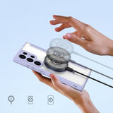 Dux Ducis Samsung Galaxy S24 Ultra Cover Skin X Pro Series Kickstand MagSafe Lilla