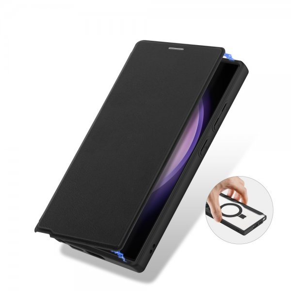 Dux Ducis Samsung Galaxy S24 Ultra Etui Skin X Pro Series Kickstand MagSafe Sort
