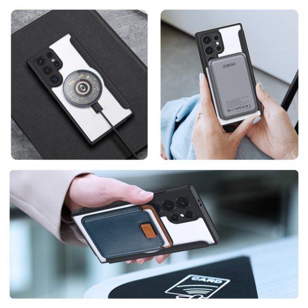 Dux Ducis Samsung Galaxy S24 Ultra Etui Skin X Pro Series Kickstand MagSafe Sort