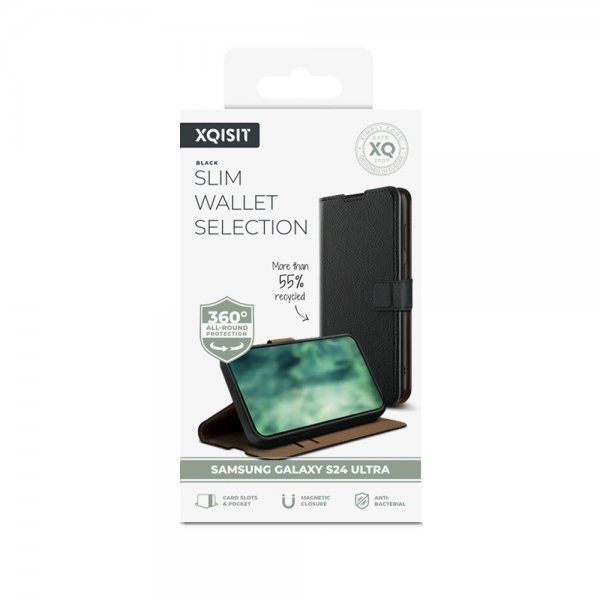Xqisit Samsung Galaxy S24 Ultra Cover Slim Wallet Selection Sort