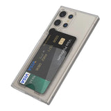 Rvelon Samsung Galaxy S24 Ultra Cover Kortholder Transparent