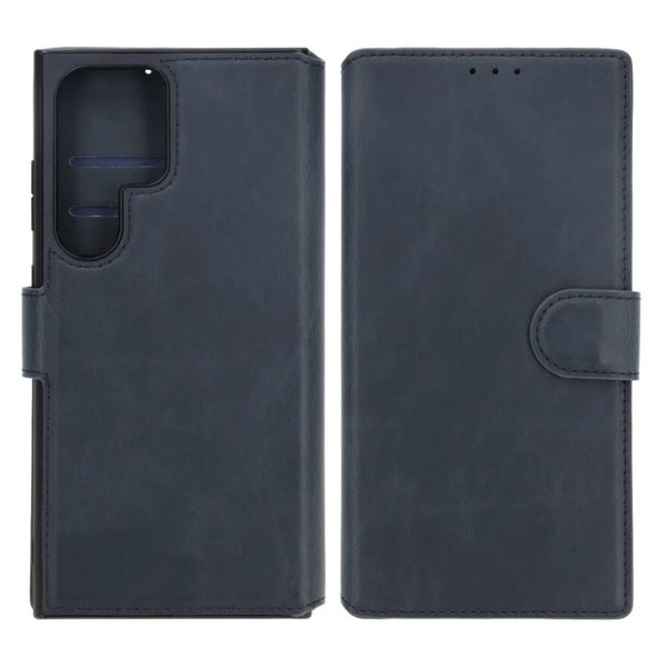 Rvelon Samsung Galaxy S24 Ultra Etui Magnetisk Aftageligt Cover Blå
