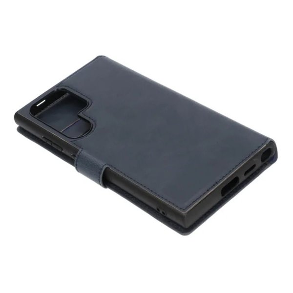 Rvelon Samsung Galaxy S24 Ultra Etui Magnetisk Aftageligt Cover Blå