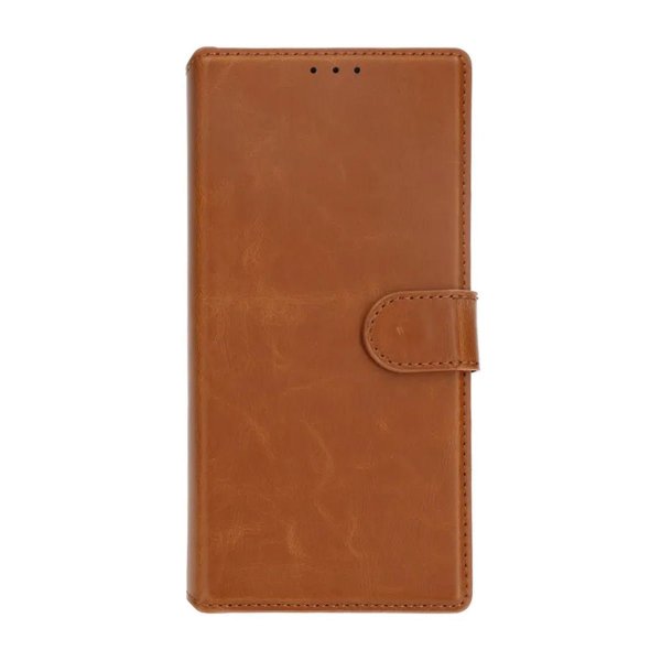 Rvelon Samsung Galaxy S24 Ultra Cover 4 Kortrum Brun