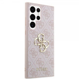 Guess Samsung Galaxy S24 Ultra Cover 4G Metal Logo Rosa