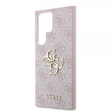 Guess Samsung Galaxy S24 Ultra Cover 4G Metal Logo Rosa