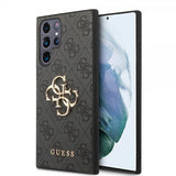 Guess Samsung Galaxy S24 Ultra Cover 4G Metal Logo Sort