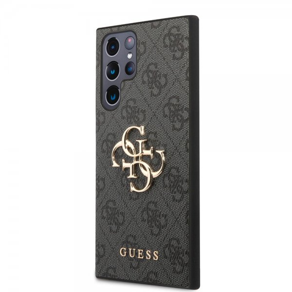 Guess Samsung Galaxy S24 Ultra Cover 4G Metal Logo Sort