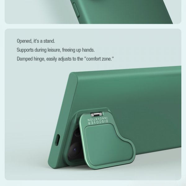 Nillkin Samsung Galaxy S24 Ultra Cover CamShield Silky Prop Blå