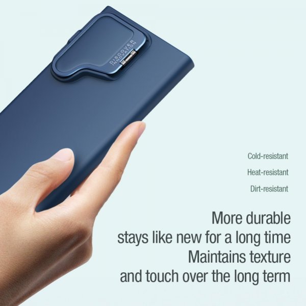 Nillkin Samsung Galaxy S24 Ultra Cover CamShield Silky Prop Blå