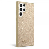 Guess Samsung Galaxy S24 Ultra Cover Fixed Glitter Guld