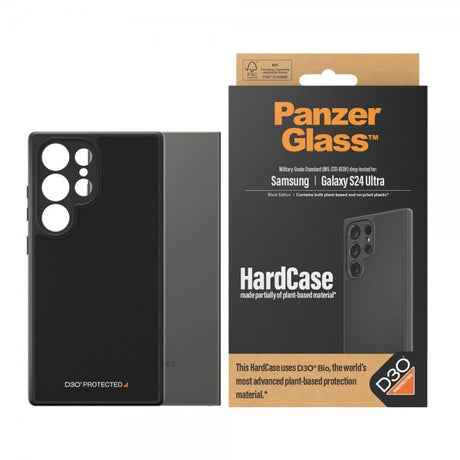 PanzerGlass Samsung Galaxy S24 Ultra Cover HardCase D3O Sort