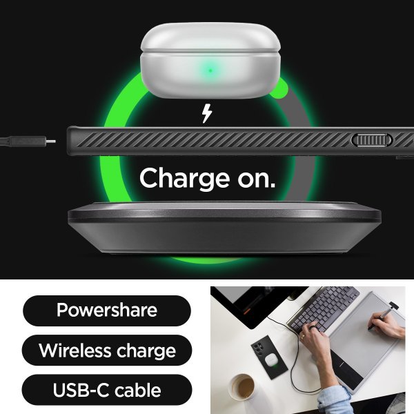 Spigen Samsung Galaxy S24 Ultra Cover Liquid Air Mat Sort