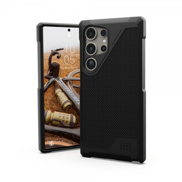 Urban Armor Gear (UAG) Samsung Galaxy S24 Ultra Cover Metropolis LT MagSafe Kevlar Sort