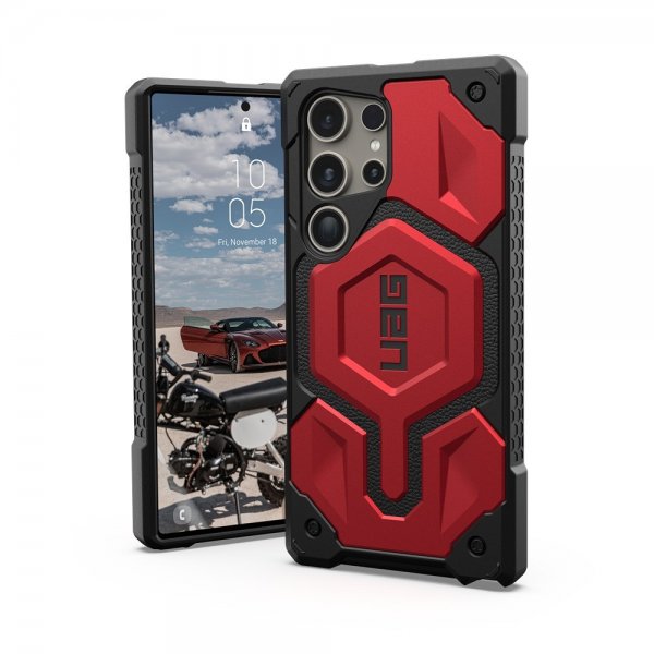 Urban Armor Gear (UAG) Samsung Galaxy S24 Ultra Cover Monarch Crimson