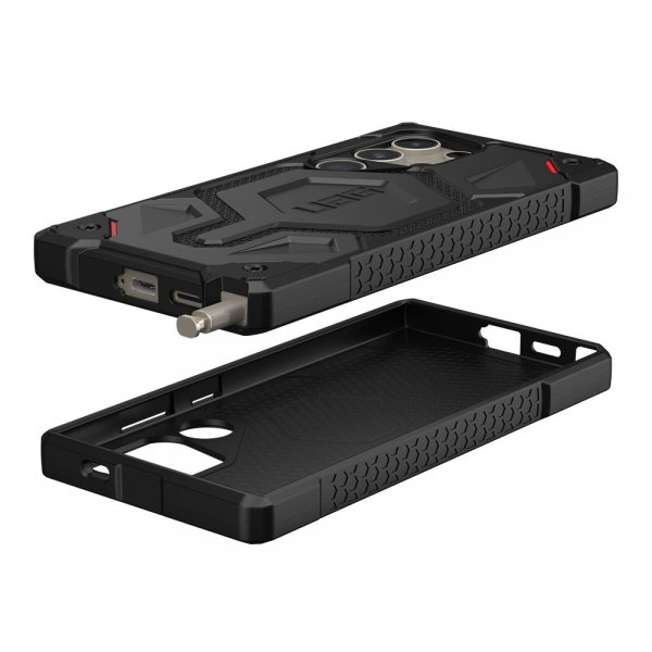Urban Armor Gear (UAG) Samsung Galaxy S24 Ultra Cover Monarch Pro Kevlar MagSafe Sort