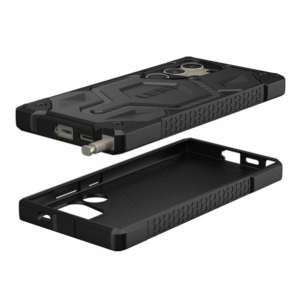 Urban Armor Gear (UAG) Samsung Galaxy S24 Ultra Cover Monarch Pro MagSafe Carbon Fiber Sort