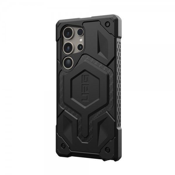 Urban Armor Gear (UAG) Samsung Galaxy S24 Ultra Cover Monarch Pro MagSafe Carbon Fiber Sort