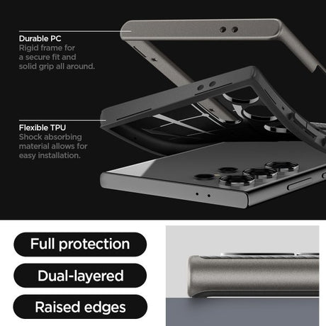 Spigen Samsung Galaxy S24 Ultra Cover Neo Hybrid Gunmetal
