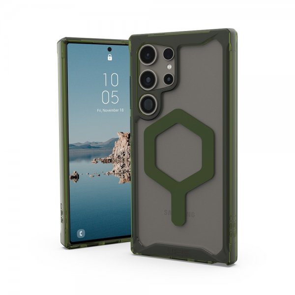 Urban Armor Gear (UAG) Samsung Galaxy S24 Ultra Cover Plyo Pro MagSafe Ice/Olive