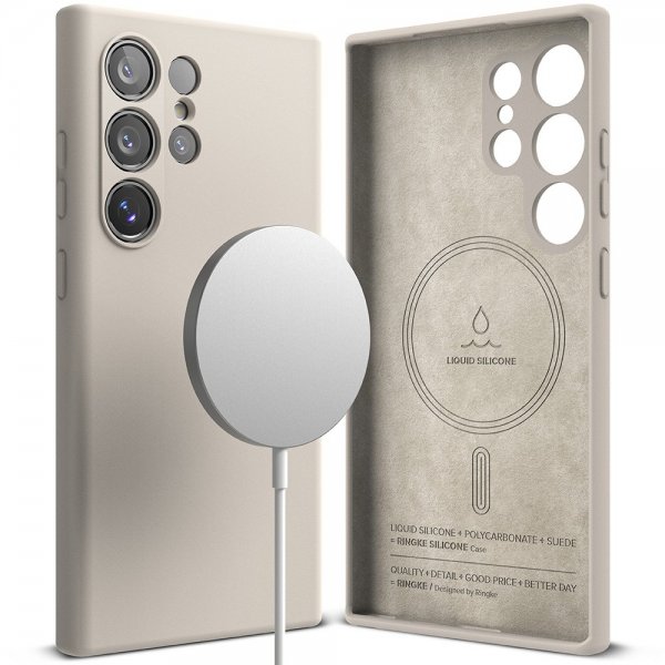 Ringke Samsung Galaxy S24 Ultra Cover Silikone Magnetic Stone