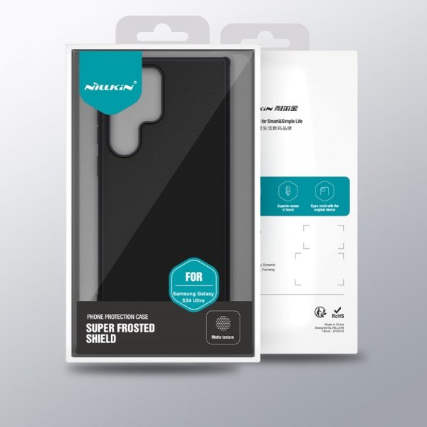 Nillkin Samsung Galaxy S24 Ultra Cover Super Frosted Shield Pro Sort