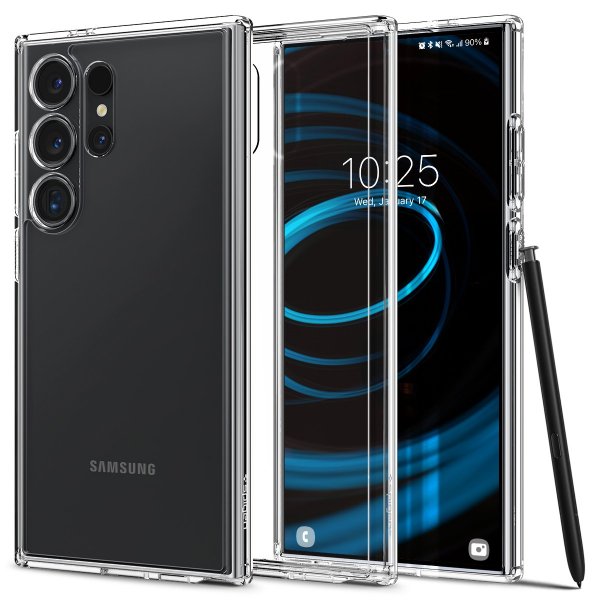 Spigen Samsung Galaxy S24 Ultra Cover Ultra Hybrid Crystal Clear