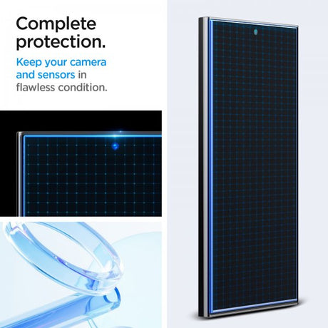 Spigen Samsung Galaxy S24 Ultra Skærmbeskyttelse GLAS.tR EZ Fit 2-pak