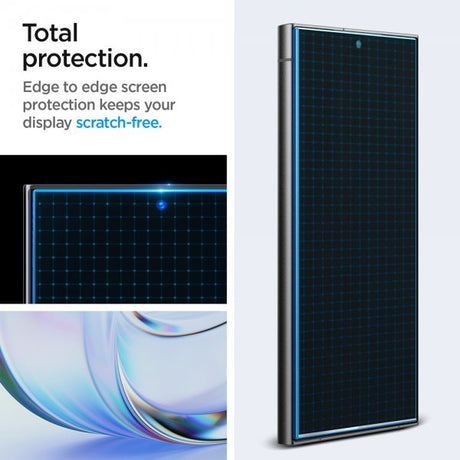 Spigen Samsung Galaxy S24 Ultra Skærmbeskytter GLAS.tR EZ Fit Privacy 2-pak