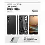 Spigen Samsung Galaxy S25 Edge Cover Liquid Air Mat Sort