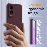 Samsung Galaxy S25 Edge Cover med Strop Silikone MagSafe Vinrød
