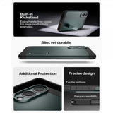 Spigen Samsung Galaxy S25 Edge Cover Tough Armor MagFit Abyss Green