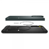 Spigen Samsung Galaxy S25 Edge Cover Tough Armor MagFit Abyss Green