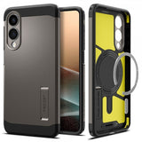 Spigen Samsung Galaxy S25 Edge Cover Tough Armor MagFit Gunmetal