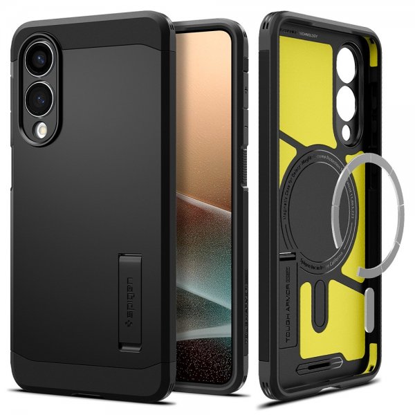 Spigen Samsung Galaxy S25 Edge Cover Tough Armor MagFit Sort
