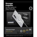Spigen Samsung Galaxy S25 Edge Cover Ultra Hybrid MagFit Klar Hvid