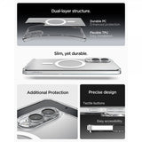 Spigen Samsung Galaxy S25 Edge Cover Ultra Hybrid MagFit Klar Hvid