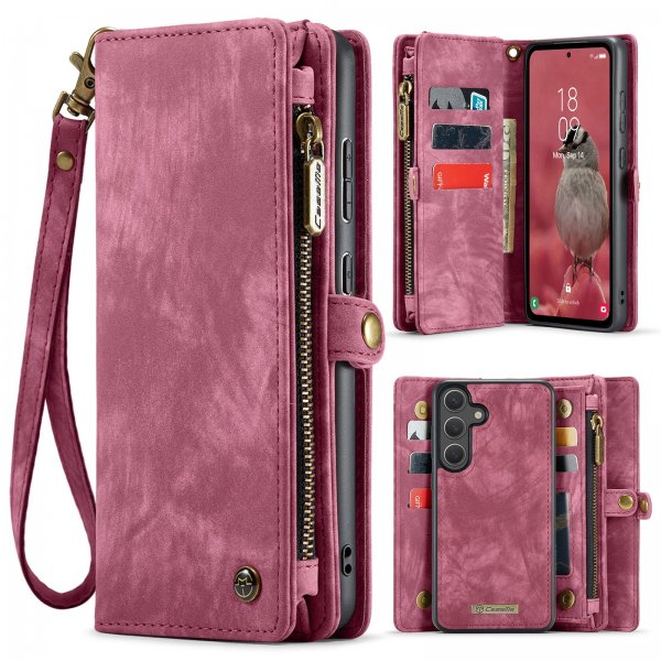 CaseMe Samsung Galaxy S25 FE Etui 008 Series Aftageligt Cover Rød
