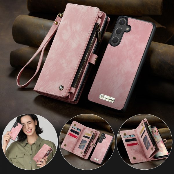 CaseMe Samsung Galaxy S25 FE Etui 008 Series Aftageligt Cover Rosa