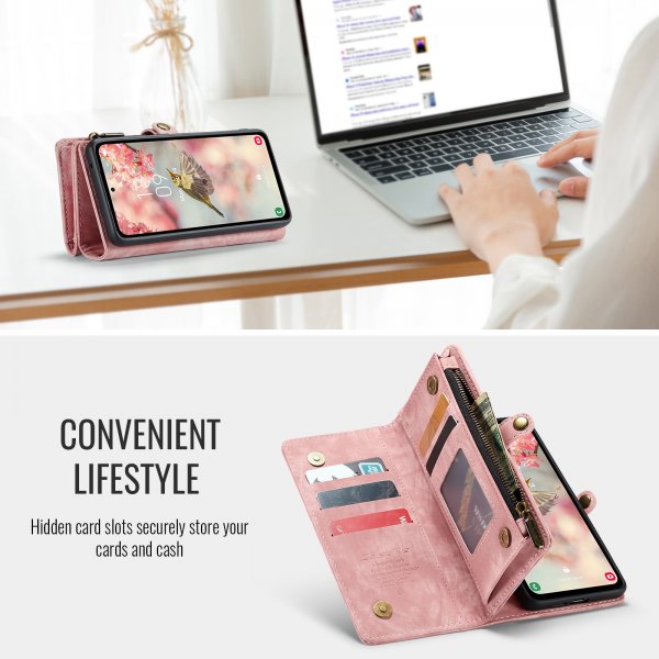 CaseMe Samsung Galaxy S25 FE Etui 008 Series Aftageligt Cover Rosa