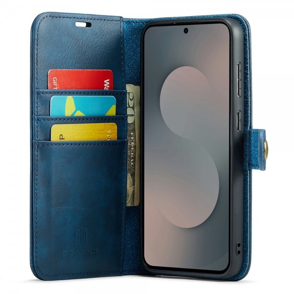 Dg.Ming Samsung Galaxy S25 FE Etui med Aftagelig Skal Blå
